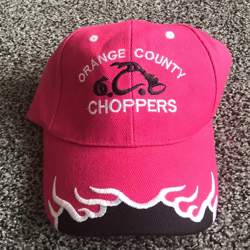 NWOT Orange County Choppers Hat with Flames